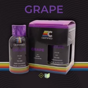 Grape 2oz Shot Drinks [2:1 THC:CBN] 4pk 100mg